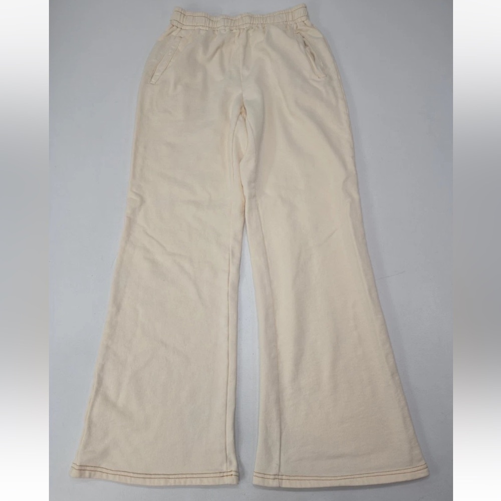 Yllw Yellow The Label Sweatpants Wide Leg Pants Cotton Yellow Size M